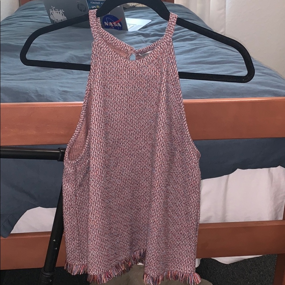 Zara multicolored knit top